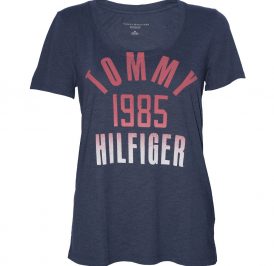 Camiseta Tommy Hilfiger Feminina RM87678982-475 M Azul Marinho - Imagem 1