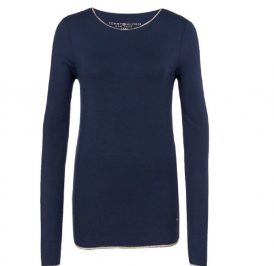 Blusa Tommy Hilfiger Feminina WW0WW14492-716 XS - Azul Marinho - Imagem 1