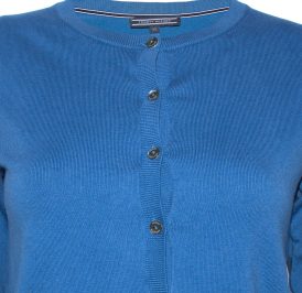 Suéter Tommy Hilfiger Feminina WW0WW15986-381 S Azul Escuro - Imagem 1