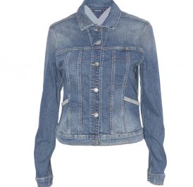 Jaqueta Jeans Tommy Hilfiger Feminina WW0WW16427-911 10 - Lavado - Imagem 1