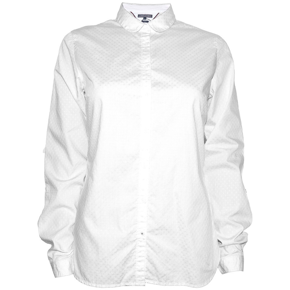 Camisa Tommy Hilfiger Feminina WW0WW17362-100 02 - Branco - Roma Shopping -  Seu Destino para Compras no Paraguai