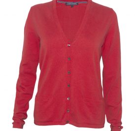 Suéter Tommy Hilfiger Feminina WW0WW18099-657 S Bordo - Imagem 1