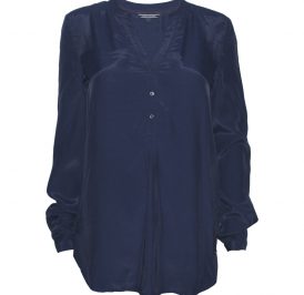 Blusa Tommy Hilfiger Feminina WW0WW19322-443 12 - Azul Marinho - Imagem 1