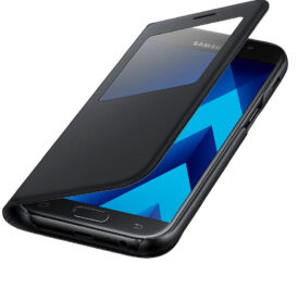 Capa Samsung para Galaxy A5 (2017) S View Standing Cover - Preta EF-CA520PBEGWW - Imagem 4