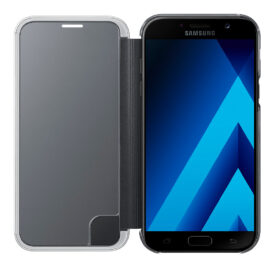 Capa Samsung para Galaxy A7 (2017) Clear View Cover - Preta EF-ZA720CBEGWW - Imagem 3