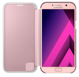 Capa Samsung para Galaxy A7 (2017) Clear View Cover - Rosa EF-ZA720CPEGWW - Imagem 3
