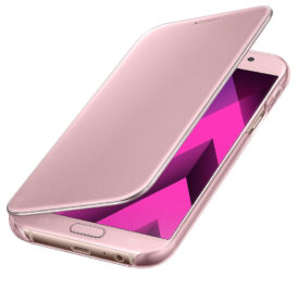 Capa Samsung para Galaxy A7 (2017) Clear View Cover - Rosa EF-ZA720CPEGWW - Imagem 4