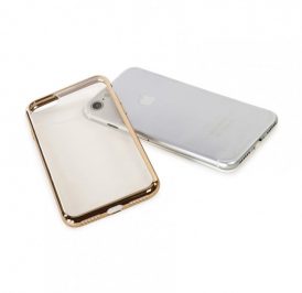Case Tucano iPhone 7/8 Elektro Flex Dourado Transparente IPH74EF-GL - Imagem 1