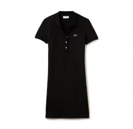 Vestido Lacoste Feminina EF6801-031 38  Preto - Imagem 1