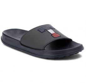 Chinelo Tommy Hilfiger Feminina FW0FW02655403-403 41/42 Azul Marinho - Imagem 1