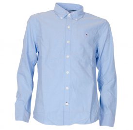 Camisa Tommy Hilfiger Masculino KB0KB01649-050 12 Celeste - Imagem 1