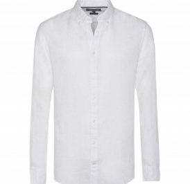 Camisa Tommy Hilfiger Masculino MW0MW03778-112 M Branco - Imagem 1