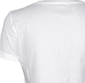 Camiseta Tommy Hilfiger Feminina WW0WW19540-100 S Branco - Imagem 1