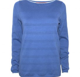 Suéter Tommy Hilfiger Feminina WW0WW21243-470 S Celeste - Imagem 1