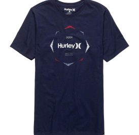 Camiseta Hurley Masculino AA1751-451 M - Azul Escuro - Imagem 1