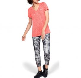 Camiseta UNDER ARMOUR Feminina 1258568-878 SM Tech SSV Laranja - Imagem 1