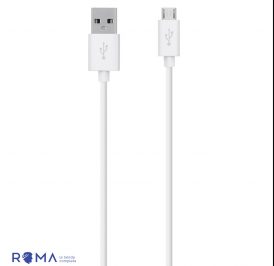 Cabo Belkin Mixit ChargeSync 1.2M USB-A/Micro USB Branco - F2CU012BT04-WHT - Imagem 1