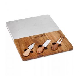 Tabua Para Queijos Cuisinart C77cb-4PCSM Acacia E Marmore - 4 Peças - Imagem 1
