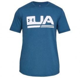 Camiseta UNDER ARMOUR Masculino 1329617-437 SM Drop Hem-Blue - Imagem 1