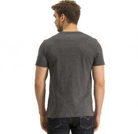 Camiseta Tommy Hilfiger Masculino MW0MW12511-P9X-00 M Charcoal HTR - Imagem 1