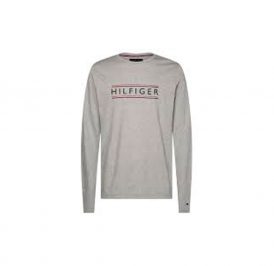 Camiseta Tommy Hilfiger Masculino MW0MW12609-P9V-00 L Cloud Heather - Imagem 1