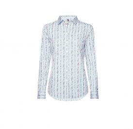 Camisa Tommy Hilfiger Feminina WW0WW27022-0FC-00 32 - YD MINI ST SCRBL T - Imagem 1