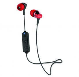 Fone iLuv In-Ear Partyon Air Bluetooth V5.0 Earphone com Microfone e Controle Vermelho - PTYONAIRRD - Imagem 1