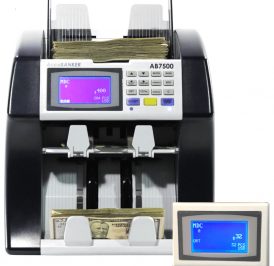 Contador de Dinheiro Accubanker 2 Depósitos de Notas Mistas Bivolt - AB7500 - Imagem 1