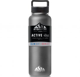 Garrafa Térmica Hydrapeak HP-WIDE-40-GRAPHITE 1.2L - Grafite - Imagem 1