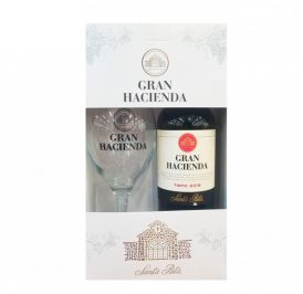 Vinho Santa Rita Gran Hacienda 750ML Pack Com Copa - 3058080117761 - Imagem 1