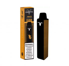 Vape Descartável Ignite V15 1500 Puffs Tobacco - 5% Nicotina 850 mAh - Imagem 1