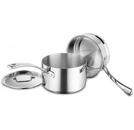 Jogo De Panelas Cuisinart FCT1113-18 Classicas Francesas Indução Inox - 3 Peças - Imagem 1