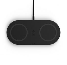 Carregador Wireless Belkin 10W Dual Charging Pad Preto Brasil - WIZ002VFBK - Imagem 1