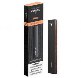Vape Descartável Ignite V15 1500 Puffs Mango - 5% Nicotina 850 mAh - Imagem 1