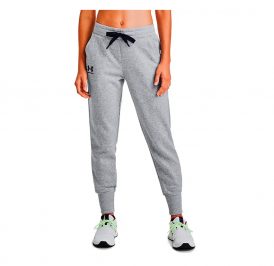 Jogger UNDER ARMOUR Feminina 1356416-035 SM Rival Fleece Gray - Imagem 1