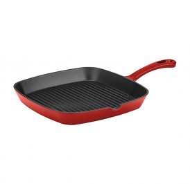 Frigideira Cuisinart CI30-23CR Chef's Classic Ferro Fundido Cuadrada 23.5CM  - Vermelha - Imagem 1