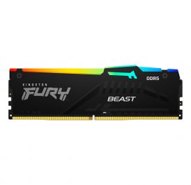 Memória Kingston DDR5  8 GB 4800Mhz Black RGB Fury Beast - KF548C38BBA-8 - Imagem 1