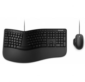 Teclado com Mouse USB Microsoft Desktop Business Espanhol - Preto RJY-00003 - Imagem 1