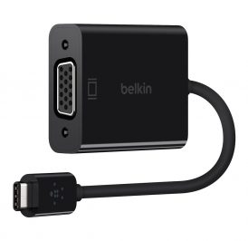 Adaptador Belkin USB-C para VGA F2CU037BTBLK Preto - Imagem 1