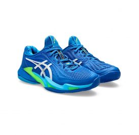 Tênis ASICS Masculino 1041A362.960 42.5 Court FF 3 Novak Clay - Tuna Blue/White - Imagem 1