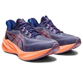 Tênis ASICS Feminina 1012B410.400 38 Novablast 3 LE - Indigo Blue/Papaya - Imagem 1