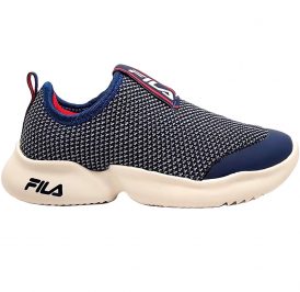 Tênis FILA Infantil Masculino F04K004-3144 32 - Marino/Raw Branco/Vermelho - Imagem 1