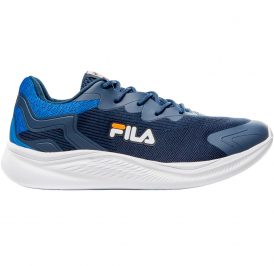 Tênis FILA Masculino F01AT055-4985 41 - Marino/Royal/Azul/Laranja - Imagem 1