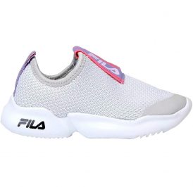 Tênis FILA Infantil Feminino F04K004-4996 30 - Prata/Lilás/Coral - Imagem 1