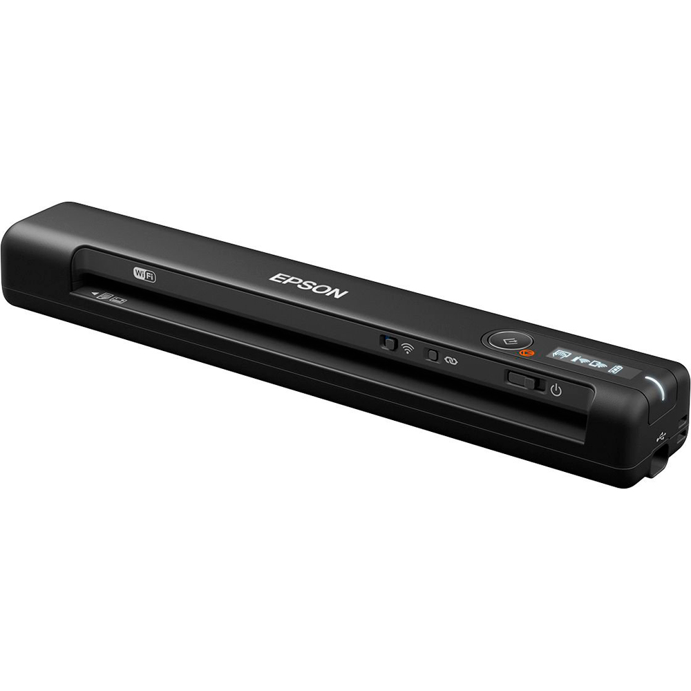 Scanner Epson WorkForce ES-60W USB/Wi-Fi Bivolt - Preta B11B253201 1 2 72