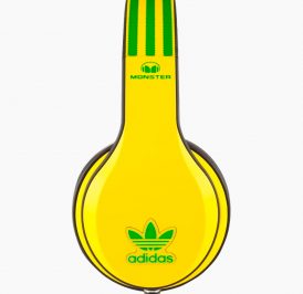 Fone de Ouvido Monster adidas Originals Mini Jack 3.5 mm - Amarelo - Imagem 2