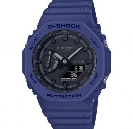 Relógio Masculino Casio G-SHOCK GA-2100-2ADR - Azul - Imagem 1