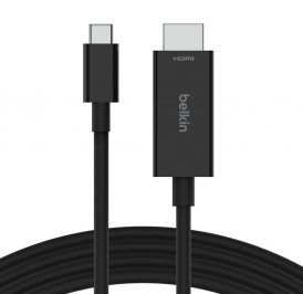 Cabo Adaptador USB-C para HDMI Belkin AVC012BT2MBK 2 metros - Preto - Imagem 1