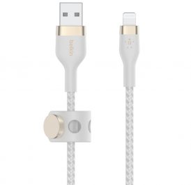 Cabo USB/Lightning Belkin CAA010BT1MWH 1 metro - Branco - Imagem 1