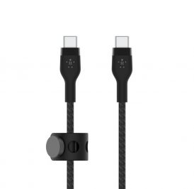 Cabo USB-C Belkin CAB011BT2MBK 60W 2 metros - Preto - Imagem 1
